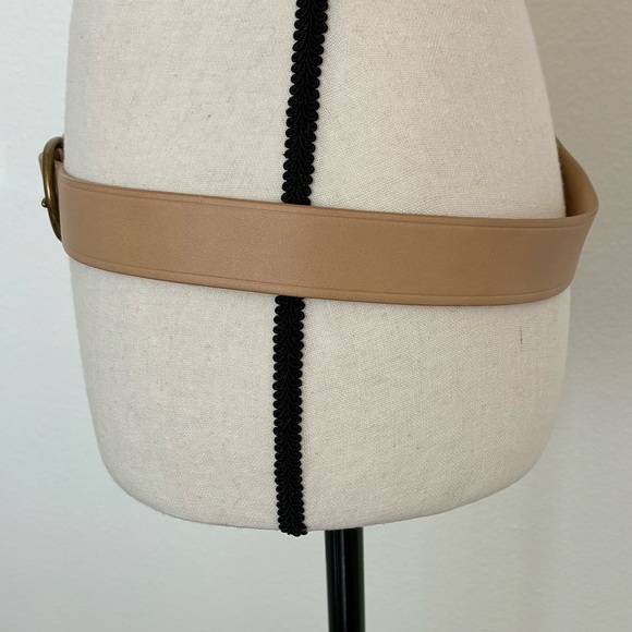 Madewell Tan Leather Belt Size Medium - Picture 2 of 9